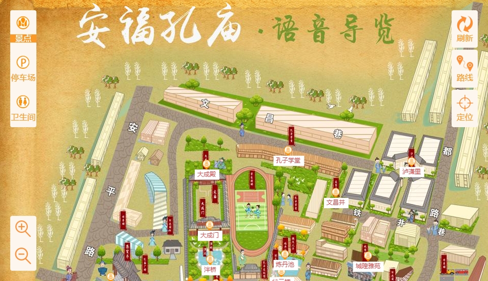 泉州手绘地图：智慧景区智能化服务的延伸